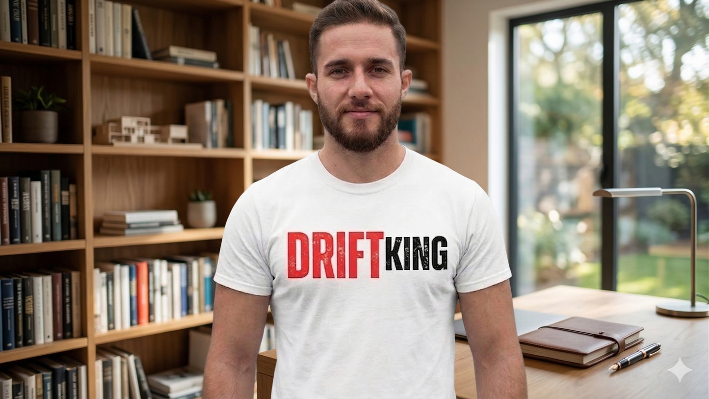"Drift King" Unisex Standard Crew T-Shirt